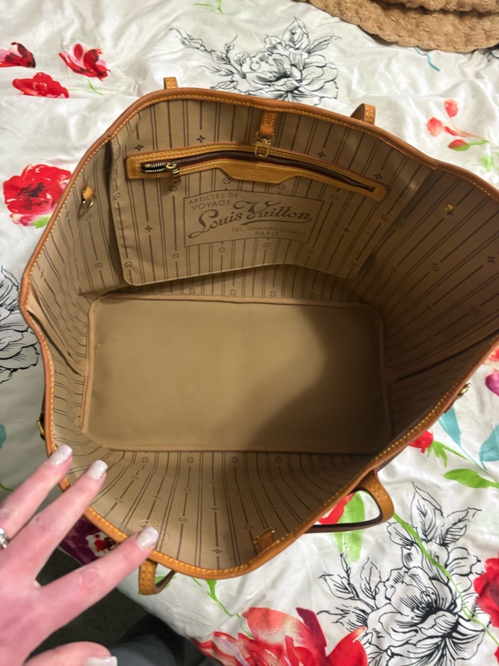 Louis Vuitton Monogram neverfull GM Tote Bag - Brown & Tan - Picture 9 of 16